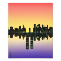 Reflections on 9/11 photo print