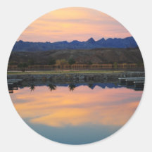 Reflections Round Stickers