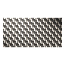 Reflective Carbon Fibre Textured Picture Card