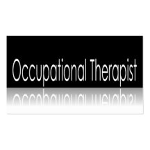 Reflective Text - Occupational Therapist - B Card Business Cards