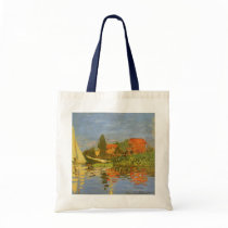 Regatta at Argenteuil by Claude Monet Tote Bags