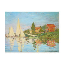 Regatta at Argenteuil by Claude Monet Postcards