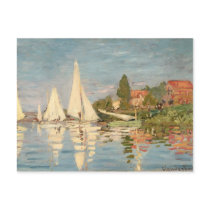 Regatta at Argenteuil, c.1872 Post Card