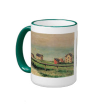 Regatta at Villerville by Gustave Caillebotte Mugs