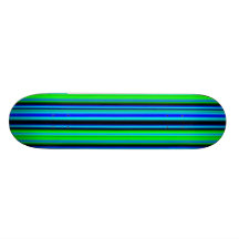 Regenbogen in grün blau schwarz skate board