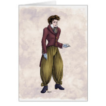 Regency Fashion - Gentleman #6 - Colour Art Card