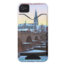 Regensburg - Dom und Steinerne Brücke Iphone 4 Id Cover