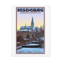 Regensburg - Dom und Steinerne Brücke Post Cards