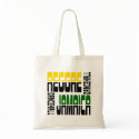 Reggae Jamaica Dance Hall Cube, 3 Colours bags