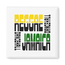 Reggae Jamaica Dance Hall Cube, 3 Colours