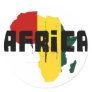 Reggae Map of Africa African Ragga Art