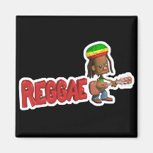 reggae music design refrigerator magnets