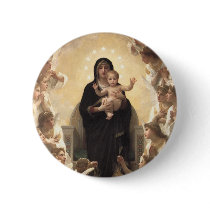 Regina Angelorum by William Adolphe Bouguereau Pins