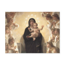Regina Angelorum by William Adolphe Bouguereau Post Cards