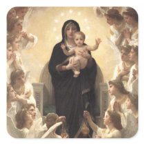 Regina Angelorum by William Adolphe Bouguereau Sticker