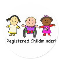 Registered Childminder Stickers