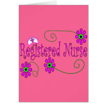 Registered Nurse gifts-- Card