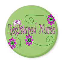 Registered Nurse gifts-- Refrigerator Magnets