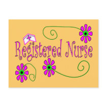 Registered Nurse gifts-- Post Cards