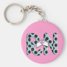 Registered Nurse Gifts "RN" Keychain