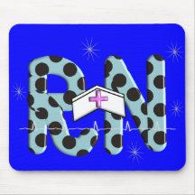 Registered Nurse Gifts "RN" Mousepads
