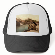 Regnitz and Michaelsberg Bamberg Bavaria Germany Mesh Hats