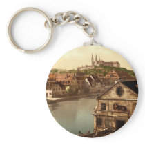Regnitz and Michaelsberg Bamberg Bavaria Germany Keychain
