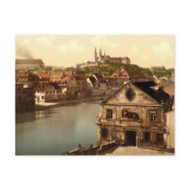 Regnitz and Michaelsberg Bamberg Bavaria Germany Post Cards