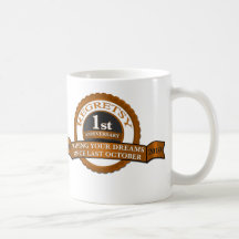 Regretsy 1 Year Anniversary Coffee Mugs