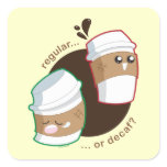 Regular or Decaf? stickers