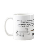 Regular sized (11 oz.) Oboe mug