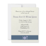 Rehearsal dinner invite - navy invitations