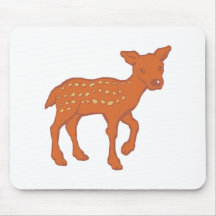 Rehkitz fawn mousepad