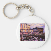 Rehoboth Beach Houses Keychains