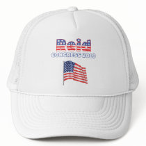 Reid Patriotic American Flag 2010 Elections Mesh Hats