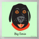 Reigning Cats & Dogs_Furry Faces_Big Ernie posters