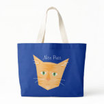 Reigning Cats & Dogs_Furry Faces_Nice Puss Tote Bag