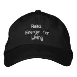 Reiki...Energy for Living Hat embroidered hats