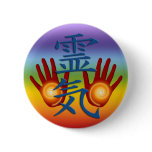Reiki Hands Button