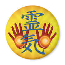 Reiki Hands Fridge Magnets