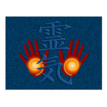 Reiki Hands Postcards
