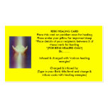 Reiki Healing Card business cards