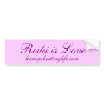 Reiki is Love Bumper Stickers