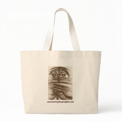 Reiki kanji tote bags by opal_eyes