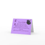 Reiki Principles And Symbol Blank Note Card