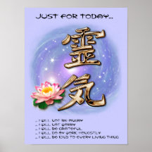 Reiki Principles Print