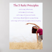 Reiki Principles with Yogini Posters