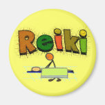 Reiki Stick People Design Gifts Refrigerator Magnets
