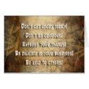 REIKI Usui Principles cards
