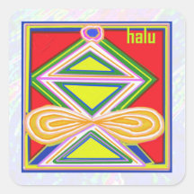 ReikiHealing n KARUNA Reiki Symbols Square Stickers
